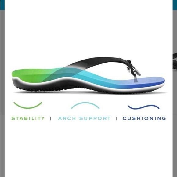 Vionic Black Patent Bella Sandals - Picture 9 of 9